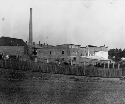 Ilustrační snímek - koželužská továrna na Vysočině (fotografie poskytnuta přednášející)