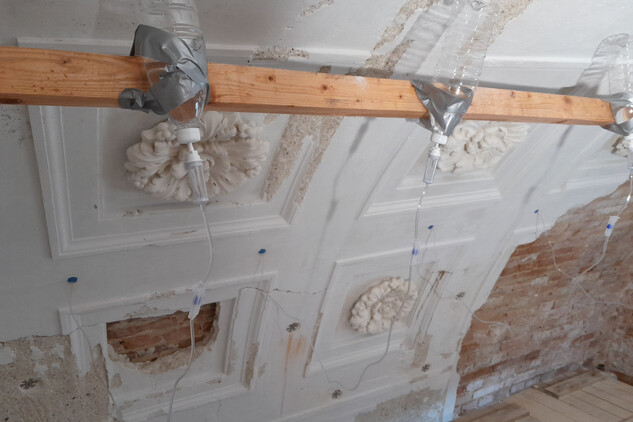 Hrobka rodu Pallavicini u Jemnice, obnova interiéru, foto: D. Chadim