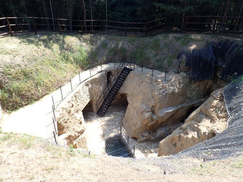 Šachta sv. Jiří, vrch Rudný, Bedřichov u Jihlavy