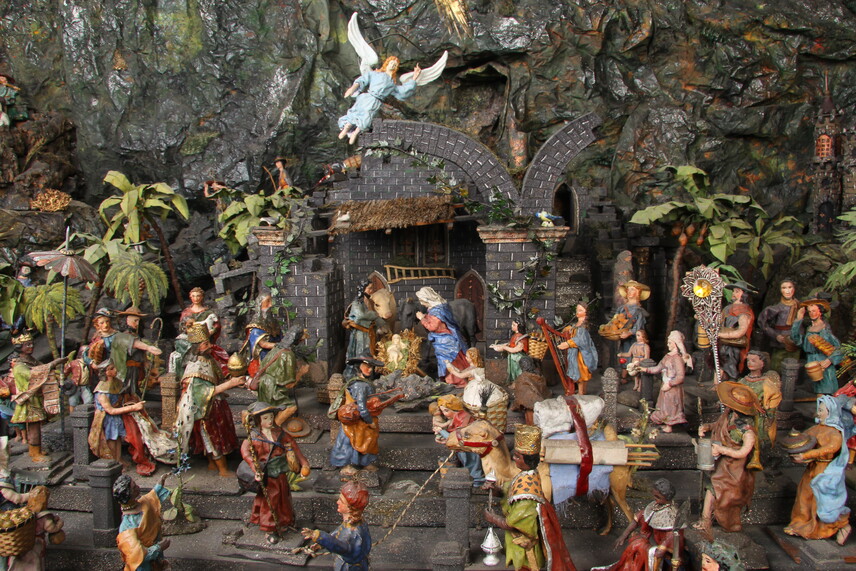 Krýzovy jesličky – centrální motiv narození Ježíše Krista v betlémském chlévě
