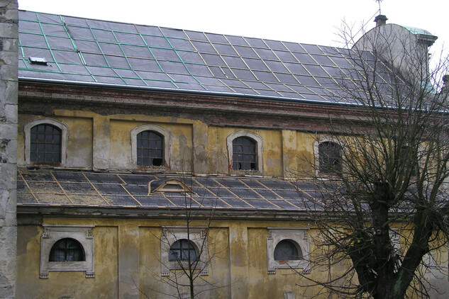 Verneřice – kostel sv. Anny, detail oken s původní výplní