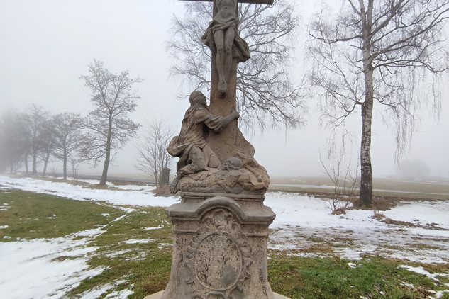 5. Sousoší Ukřižování zv. Gaudernackův kříž, Bynovec, okr. Děčín