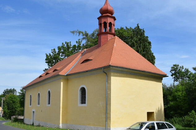 Hořetice, kostel sv. Vavřince 2016