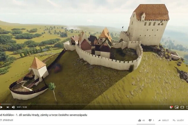 Historie v terénu - Hrad Košťálov