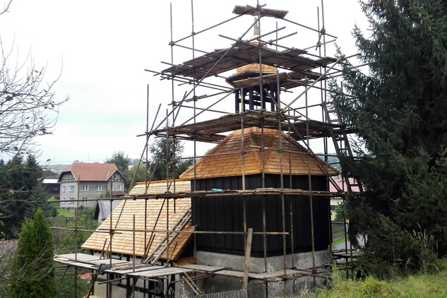 Obnova střechy kaple sv. Jana Nepomuckého se zvonicí 