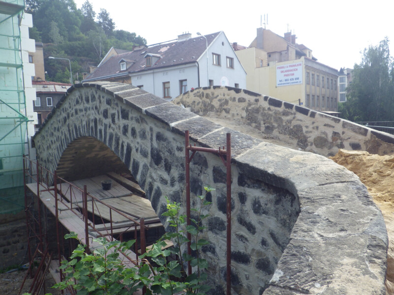 Obnova ovčího můstku v Děčíně-Podmoklech