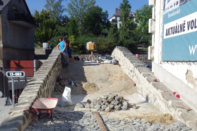 Obnova ovčího můstku v Děčíně-Podmoklech