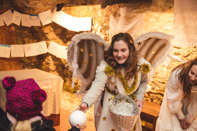 Mikulášská akce "Nebíčko a peklíčko" na hradě Rabí 