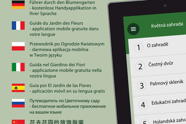 Průvodce po Květné zahradě – aplikace do mobilu