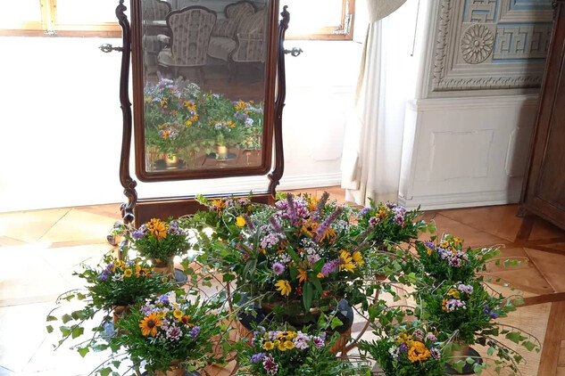 Zámek Litomyšl, květinová výstava
