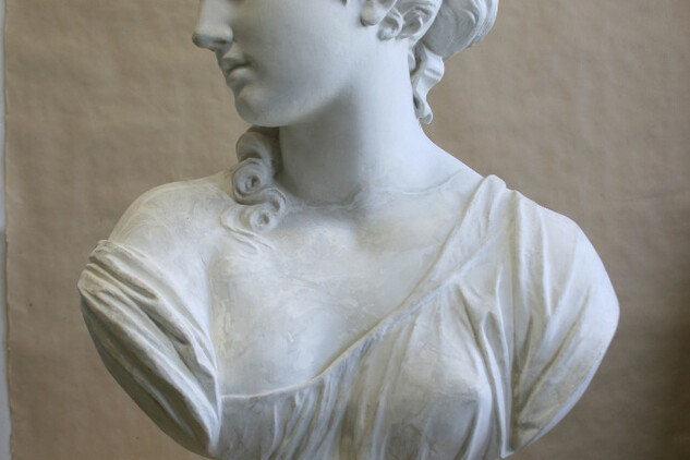 Busta bohyně Ceres po restaurování