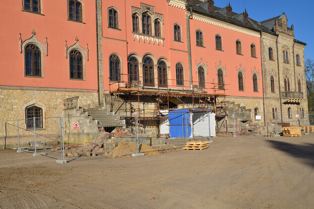 Rekonstrukce schodiště na zámku Sychrov