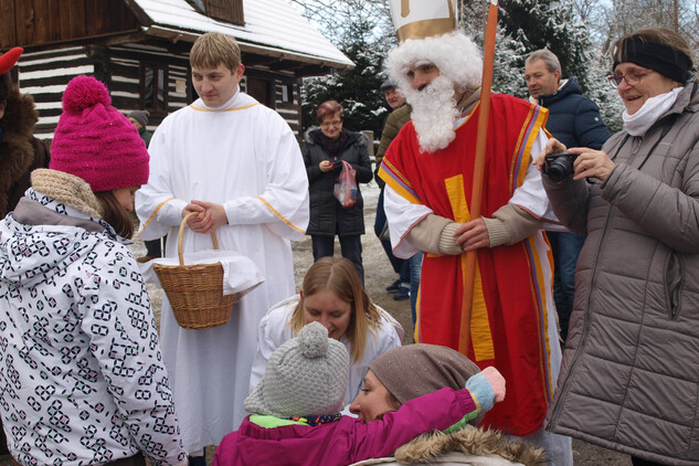 Mikulášská nadílka na Veselém Kopci