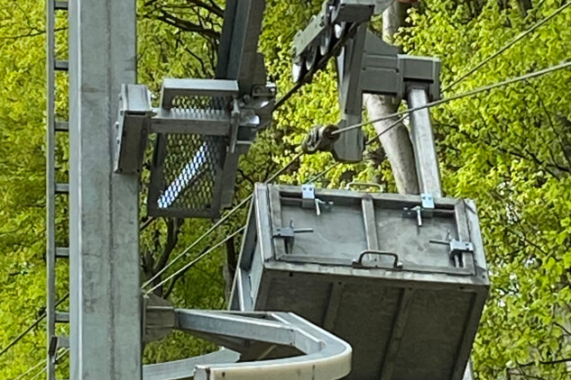 Nová nákladní lanovka na hrad Bezděz