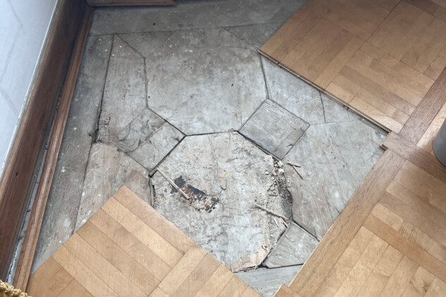 Průzkum podlah na Náchodě