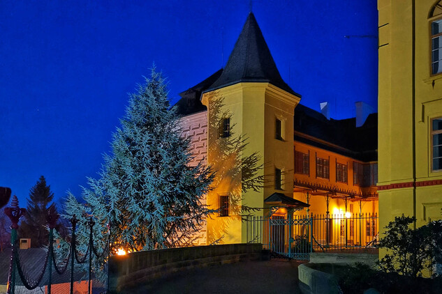 Noční vstup do Slatiňan