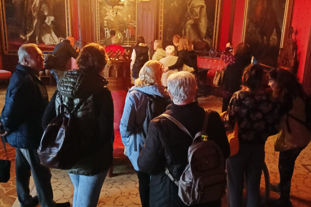 Během prohlídek zámku panovala krásná atmosféra